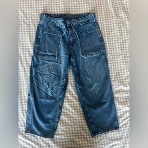 American Eagle Barrel Jeans